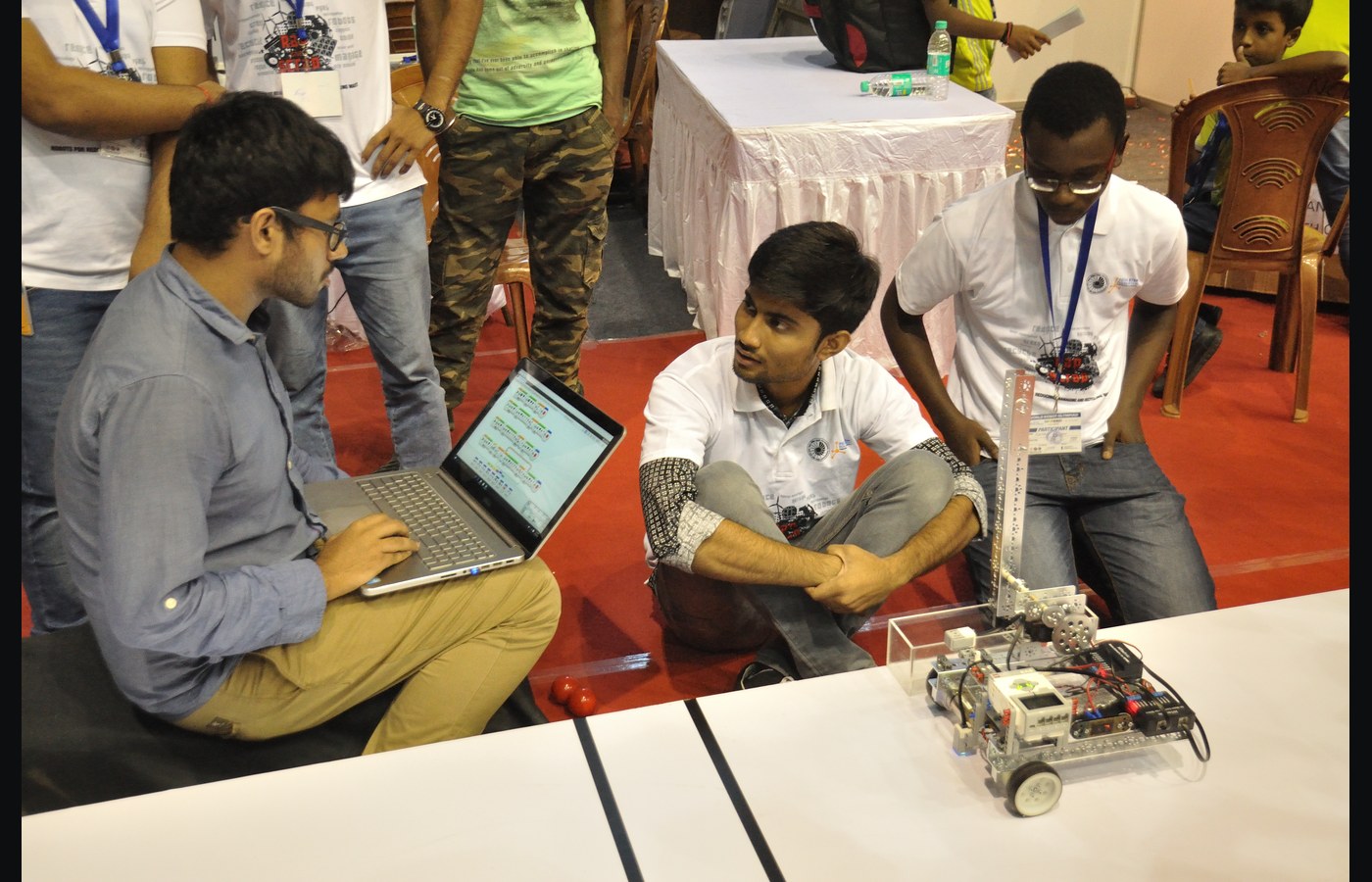 Robot calibration field context